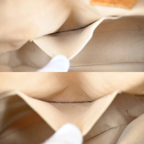 LOUIS VUITTON Siracusa PM Shoulder Bag Damier Azur Leather White N41113 84AA030 - Picture 10 of 16